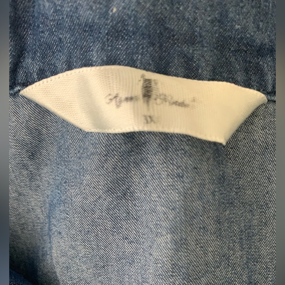 Denim Button-Up Dress - Picture 2 of 5